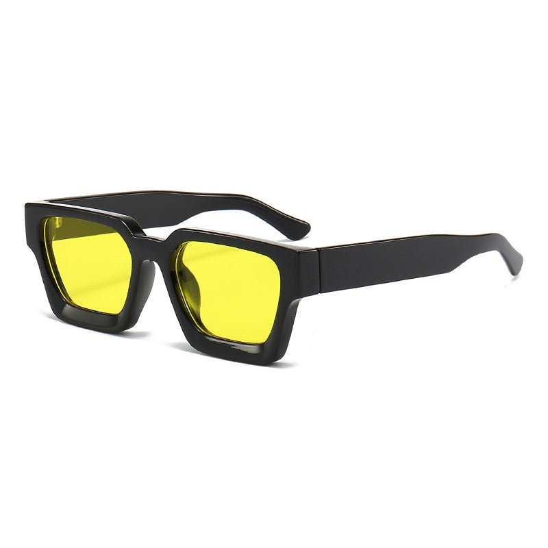 Minimalist And Versatile European And American Thick Frame Sunglasses