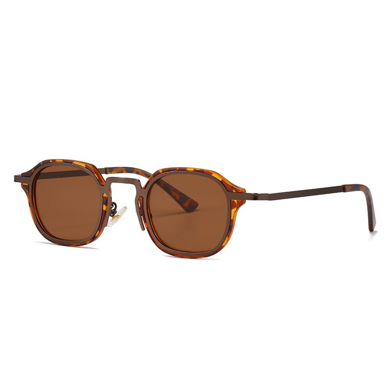 Classic Men Round Sunglasses Women Metal Frame UV400 Sun Glasses Men's Female Fashion Eyewear Female Brand Design Metal Frame