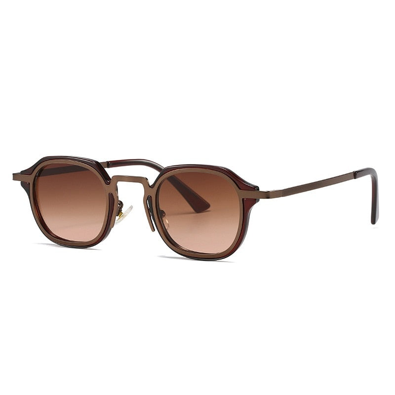 Classic Men Round Sunglasses Women Metal Frame UV400 Sun Glasses Men's Female Fashion Eyewear Female Brand Design Metal Frame