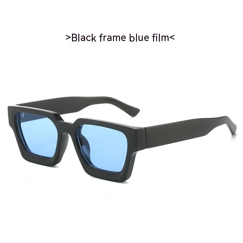 Minimalist And Versatile European And American Thick Frame Sunglasses