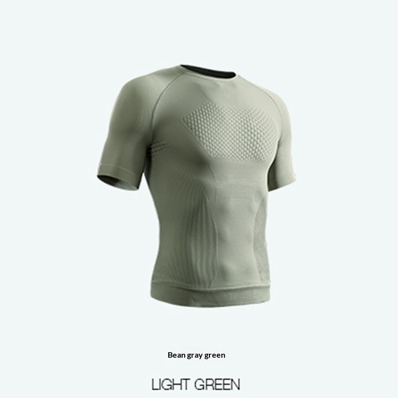 Seamless Short-Sleeve Sports T-Shirt For Professional Fitness Wear