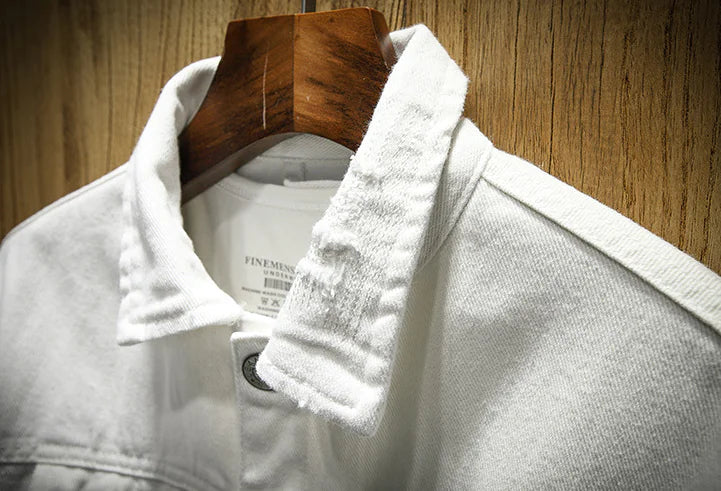 Men's Ripped Denim Jacket