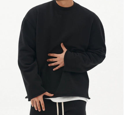 Muscle Fitness Training Sweater Men's Shorts Suit