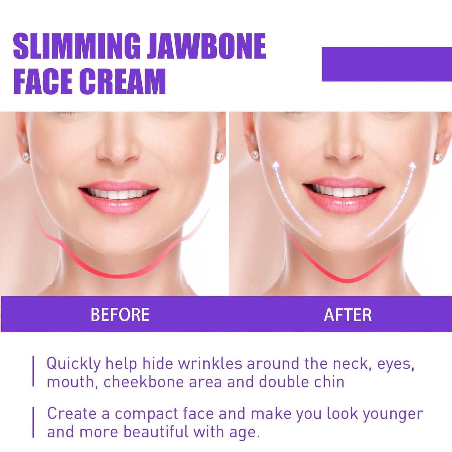 Aysuing V Face Firming Cream Tightening Contour Firming Lifting Chin Sagging Face Skin Massage Cream