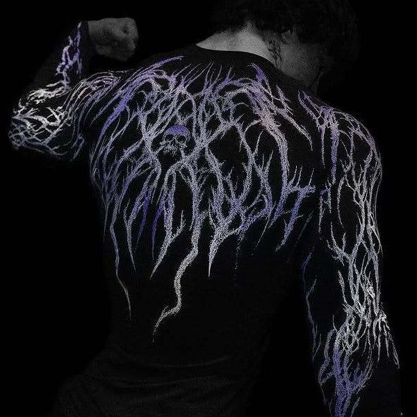 Long-sleeved stretch quick-drying tight-fitting garment for fitness
