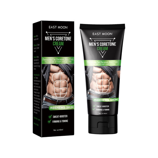 East Moon Men's Abdominal Cream, Exercise Sweat To Tighten Abdominal Firming Fat And Enhance Muscle Line Abdominal Cream