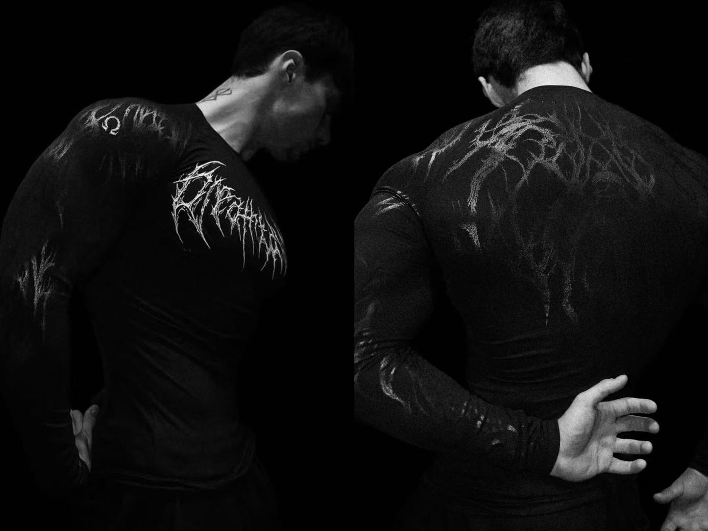 Long-sleeved stretch quick-drying tight-fitting garment for fitness