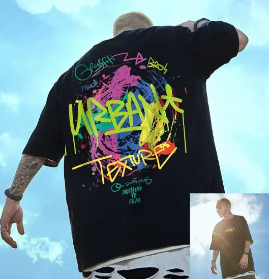 Men's Cotton Gym Basketball T-Shirt - Vintage Y2K Style