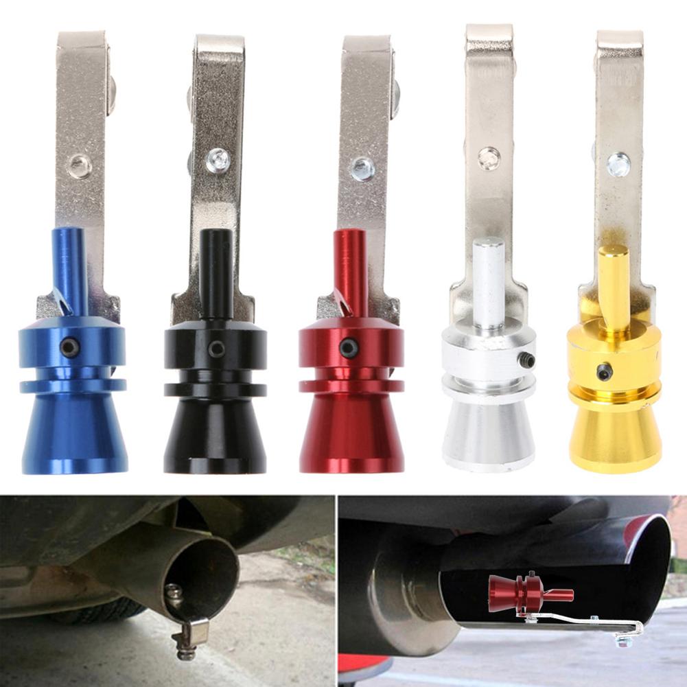 Universal Car Size M Turbo Sound Whistle Muffler Exhaust Pipe Auto Blow-off Valve Simulator