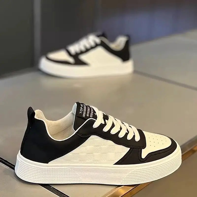 Men's Breathable Panda Color Casual Sneakers