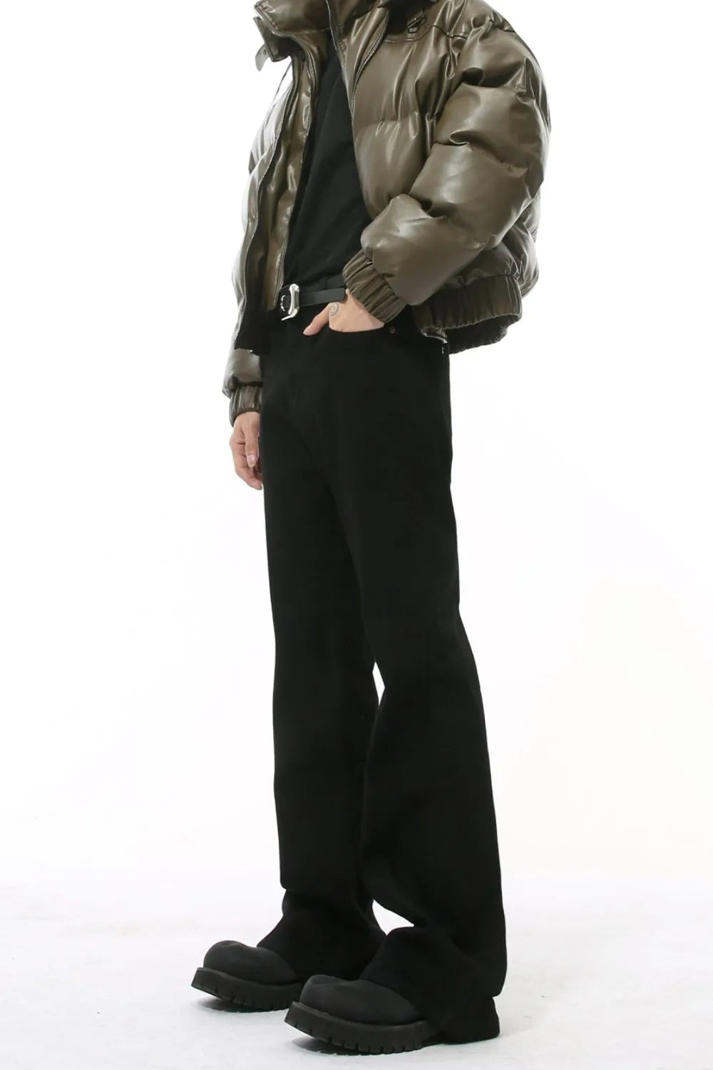 High Waist Cotton Jeans With Pockets For Women Classic Fit