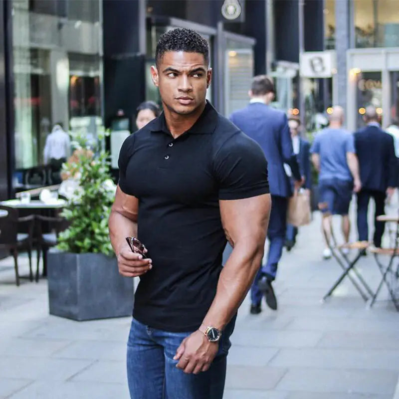 Men's Casual Polo Shirt - Comfortable & Versatile Top